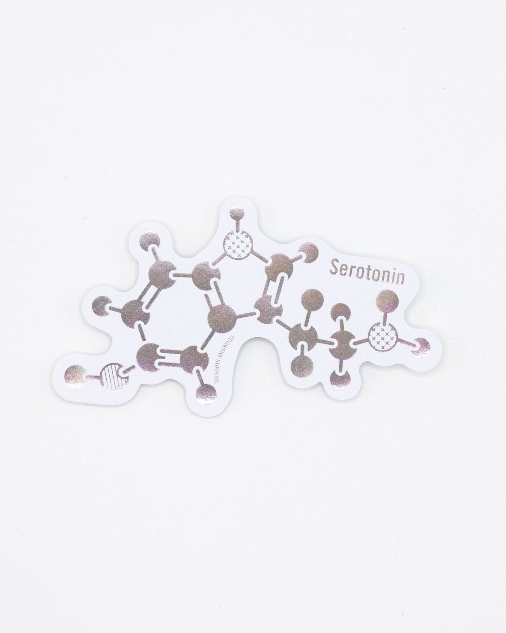 Serotonin: Happiness Molecule Sticker Cognitive Surplus