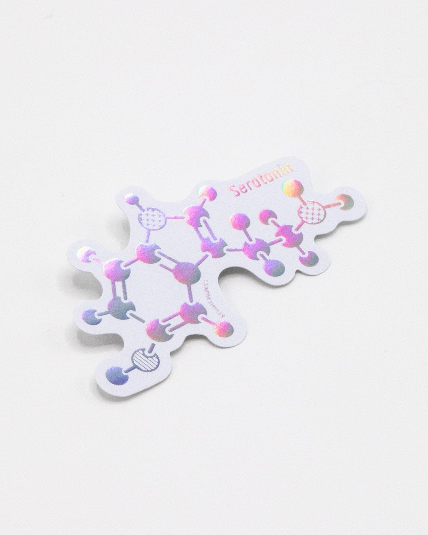 Serotonin: Happiness Molecule Sticker Cognitive Surplus
