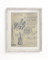 Sound & Hearing Scientific Illustration Museum Print