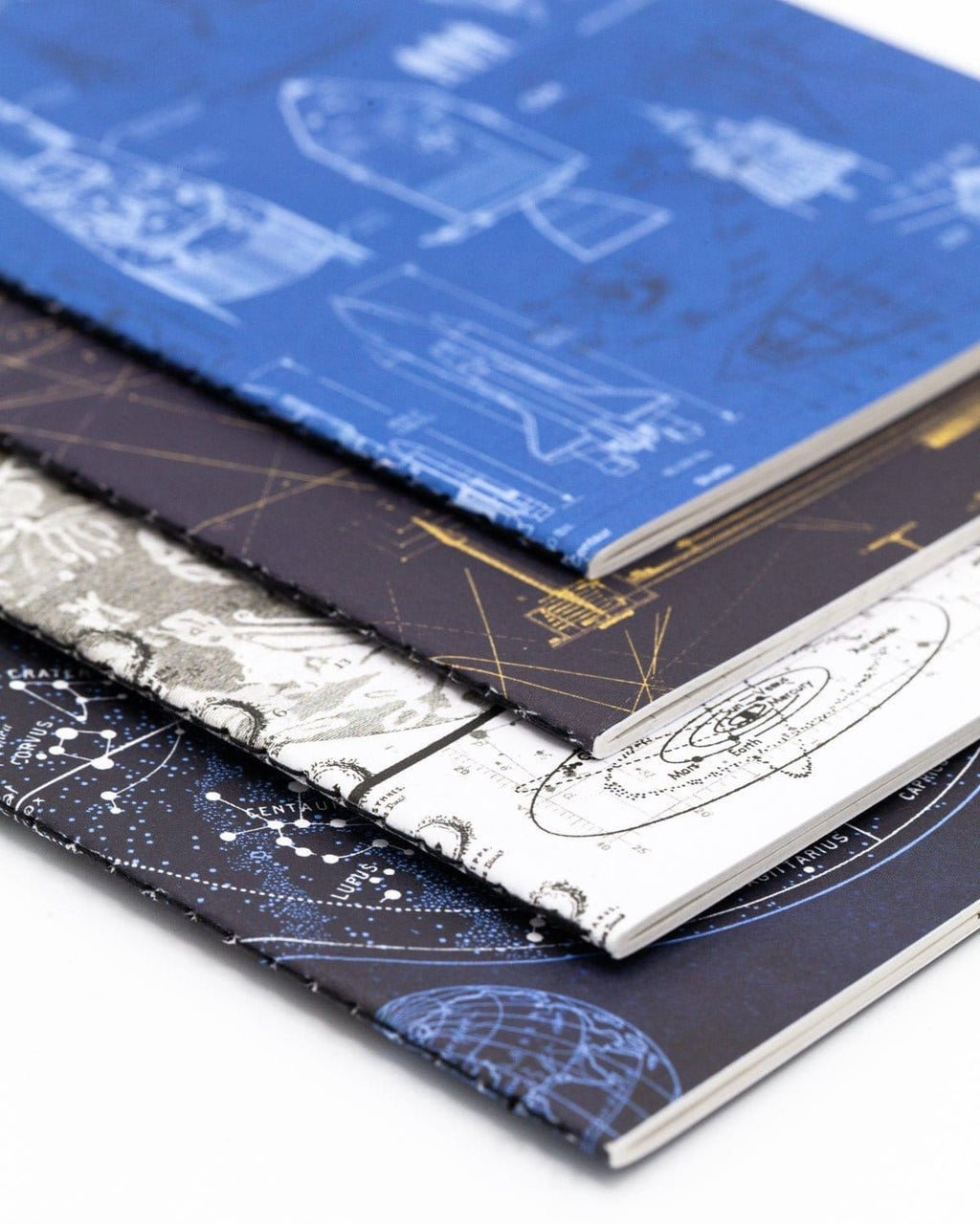 Space Pocket Notebooks Set of 4 | Astronomy Gifts – Cognitive Surplus