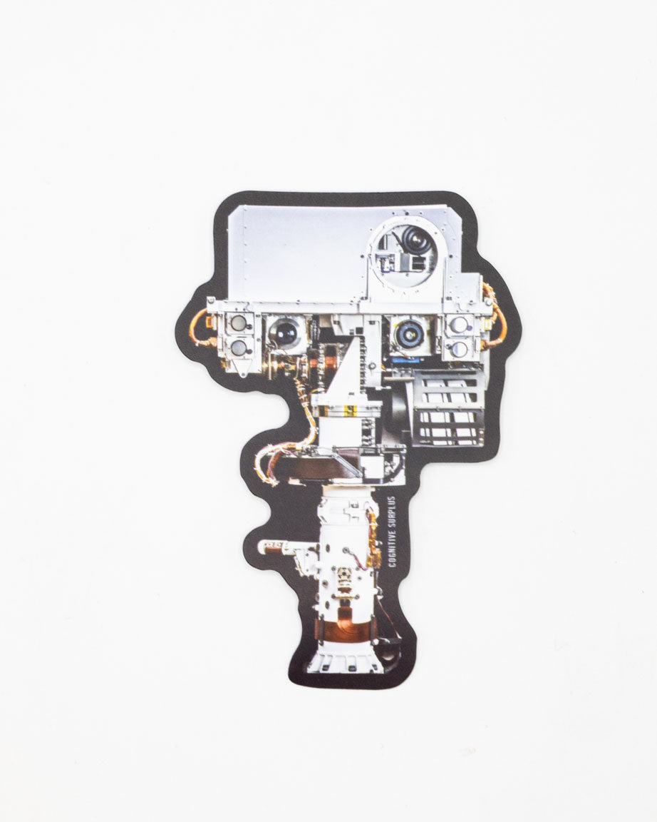 Curiosity Rover Sticker Curiosity Rover Head Sticker – Cognitive Surplus