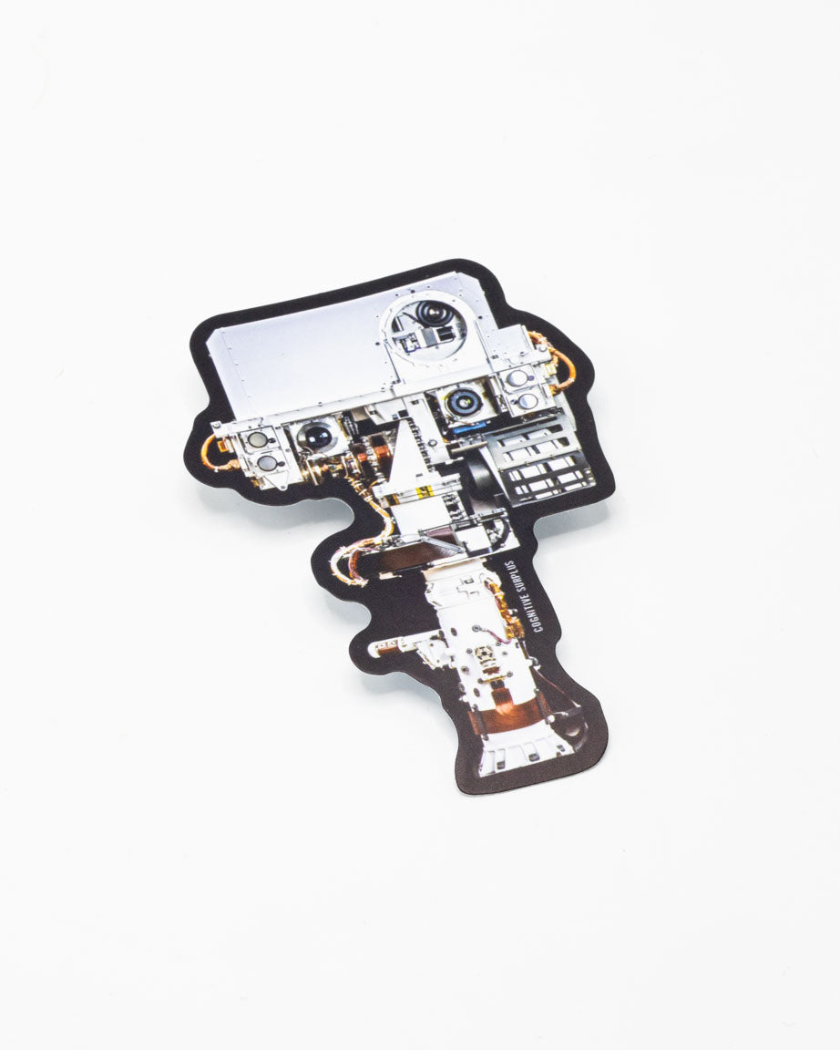 Curiosity Rover Sticker Curiosity Rover Head Sticker – Cognitive Surplus
