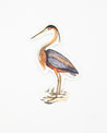 A Purple Heron sticker on a white background by Cognitive Surplus.