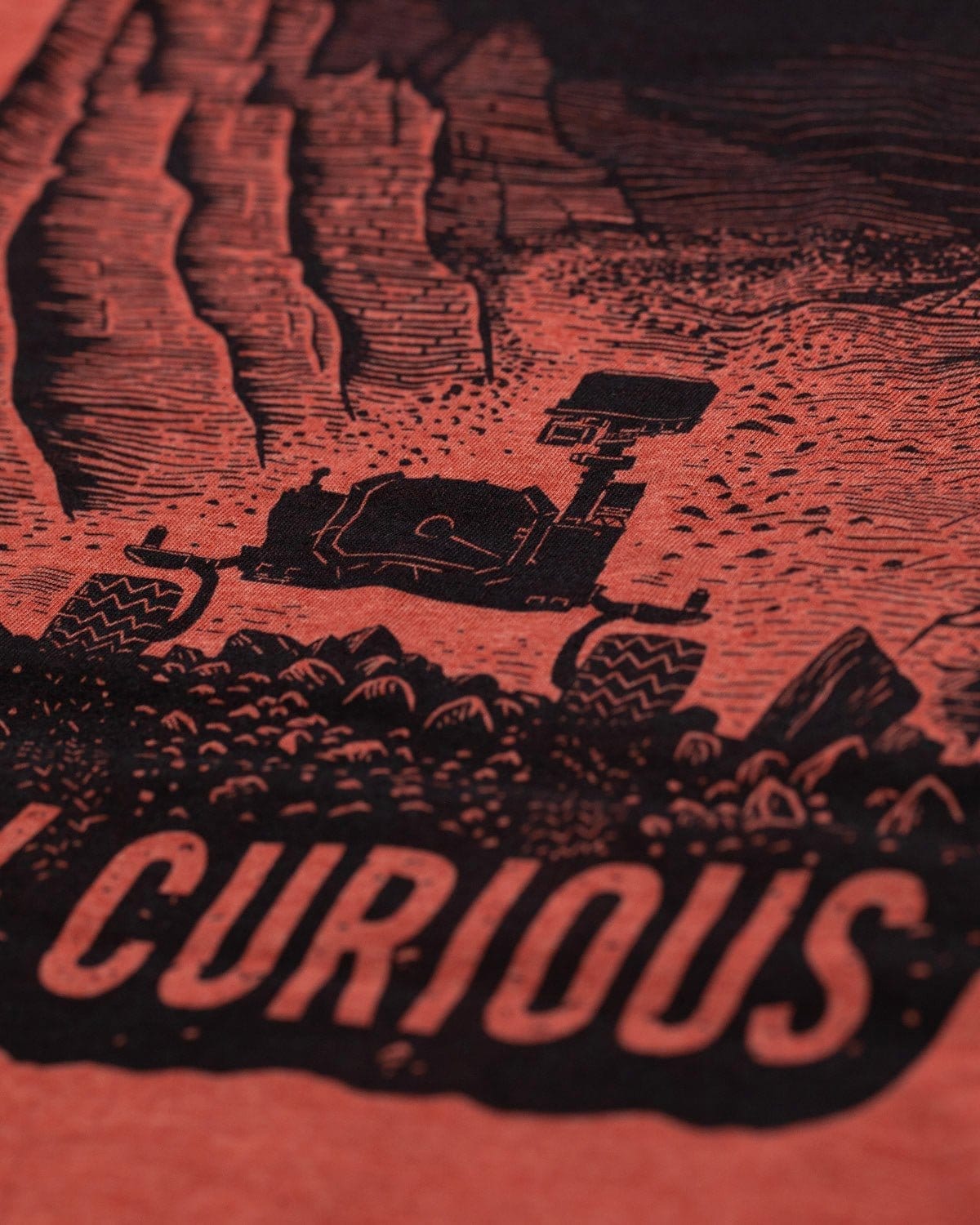Stay Curious – Mars Rover Graphic Tee Cognitive Surplus
