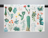 Succulents Printed Tea Towel Cognitive Surplus