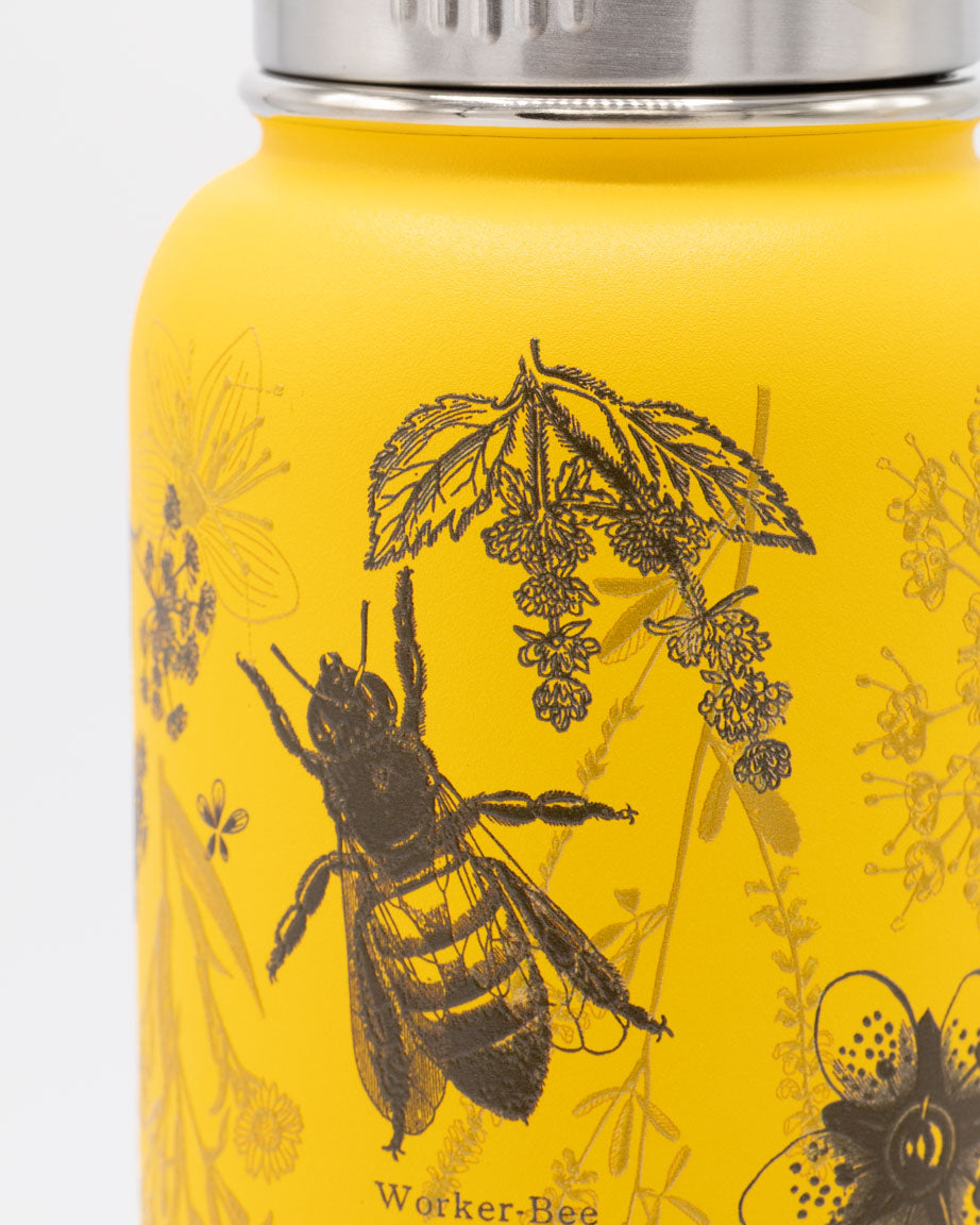 Honey, Bees, and Flowers Please Mason Jar Tumbler