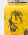 A yellow Honey Bee 32 oz Steel Bottle with the brand name Cognitive Surplus on it.