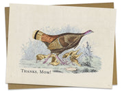 Thanks, Mom! Turkey Hen & Young Card Cognitive Surplus