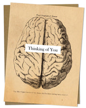 Thinking of You: Vintage Brain Card Cognitive Surplus