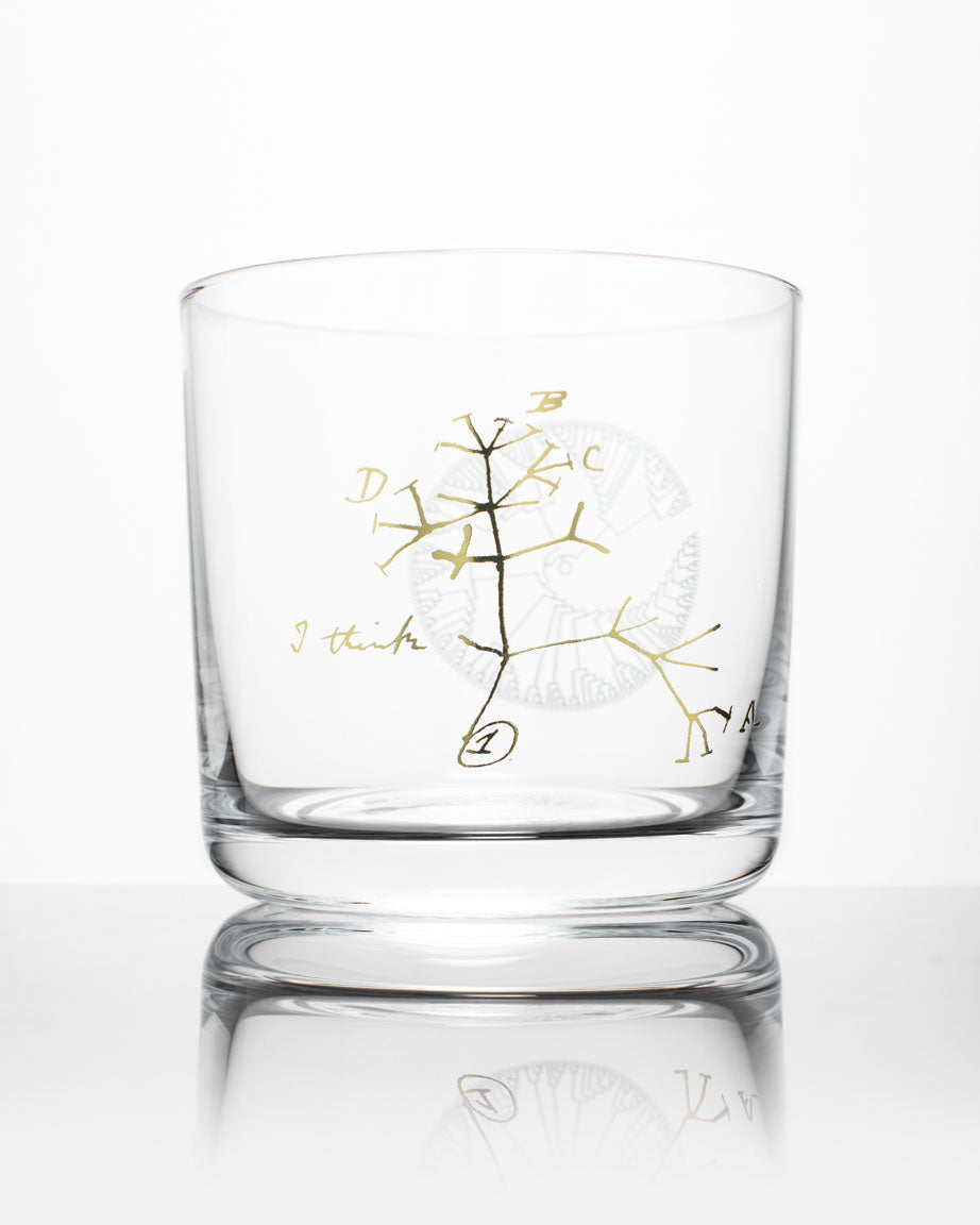 A SECONDS: Tree of Life Whiskey Glass with an image of a tree on it by Cognitive Surplus.