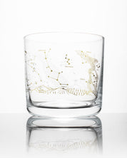 SECONDS: Night Sky Star Chart Whiskey Glass