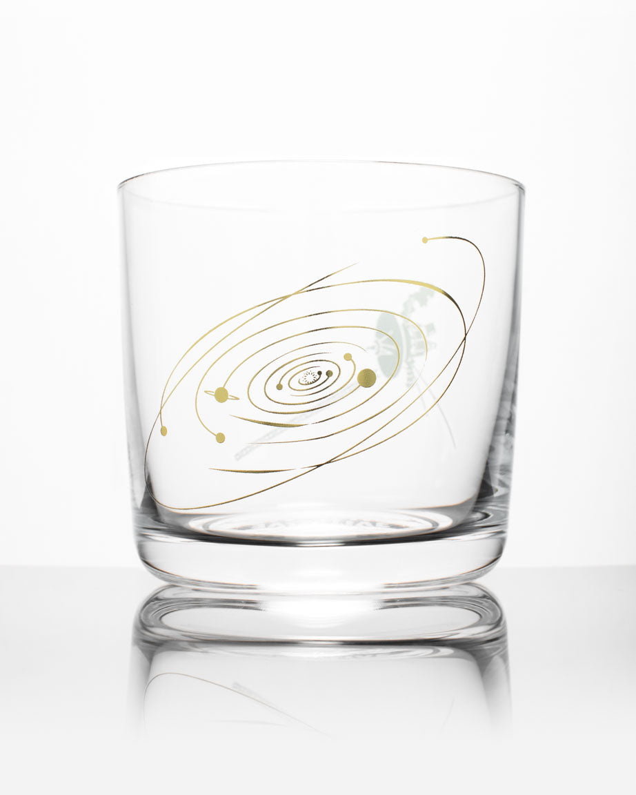 A Voyage to the Unknown Whiskey Glass with a spiral design on it, Cognitive Surplus
