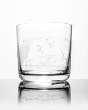 SECONDS: Night Sky Star Chart Whiskey Glass