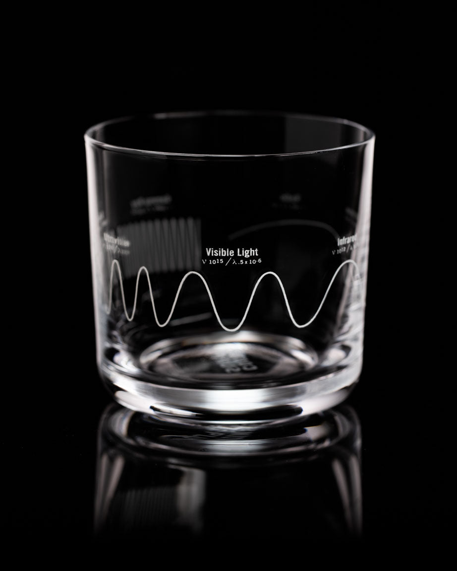 SECONDS: Electromagnetic Spectrum Whiskey Glass