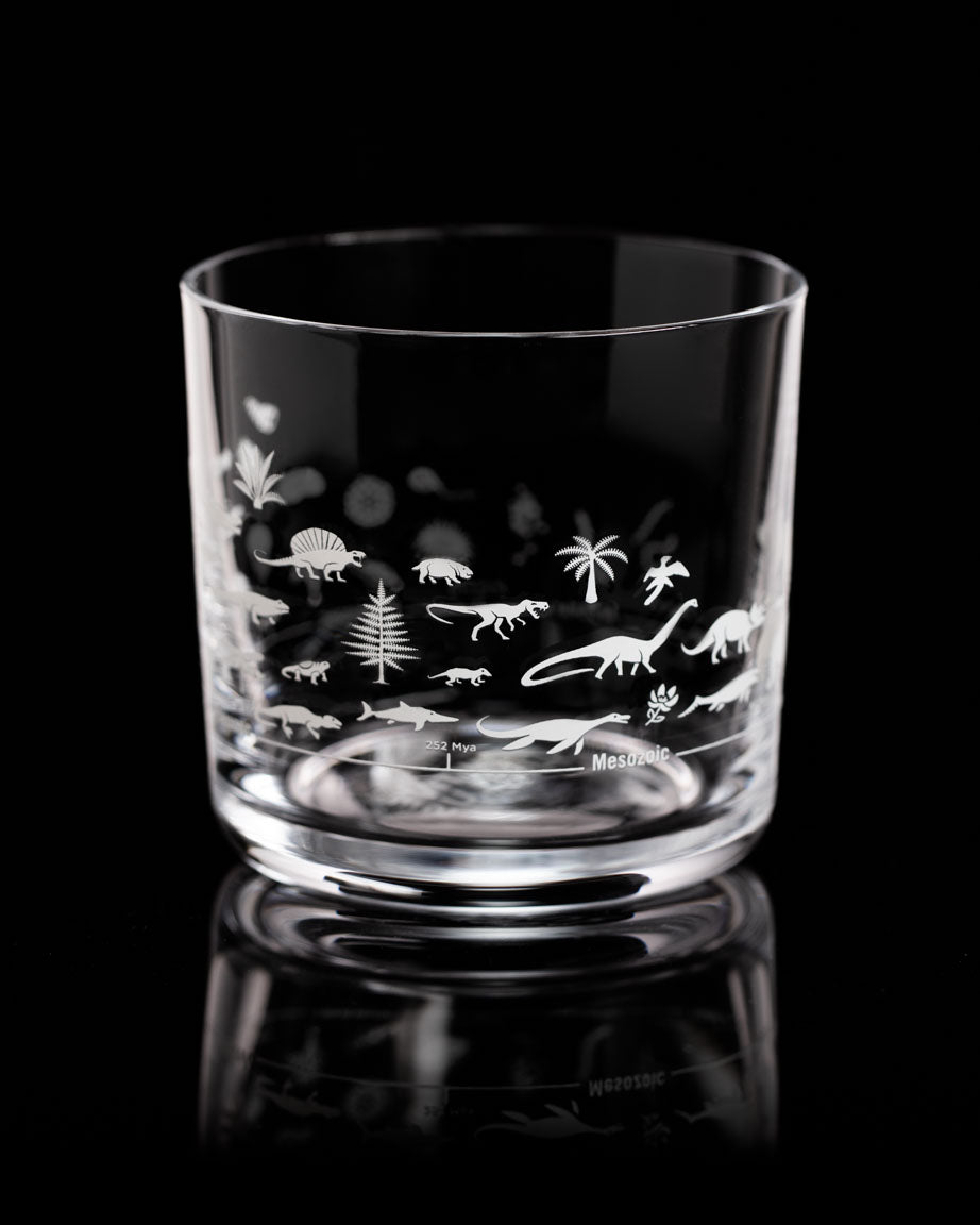 SECONDS: Geologic Time Scale Whiskey Glass