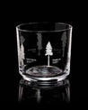 A SECONDS: Forest Giants Whiskey Glass with trees engraved on it by Cognitive Surplus.