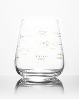 Equations That Changed the World Wine Glass