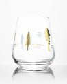 A Forest Giants Wine Glass with trees on it by Cognitive Surplus.