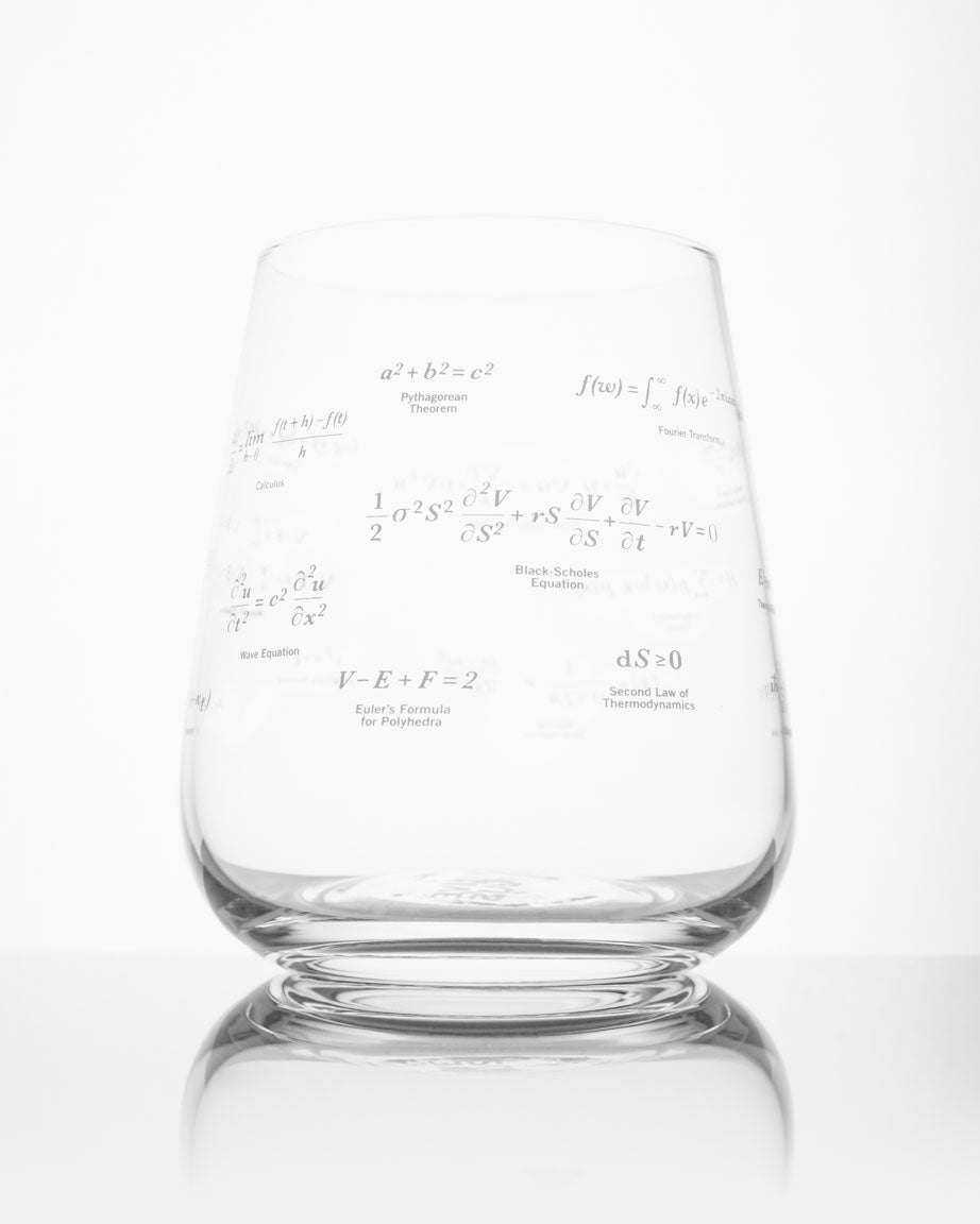 SECONDS: Equations That Changed the World Wine Glass