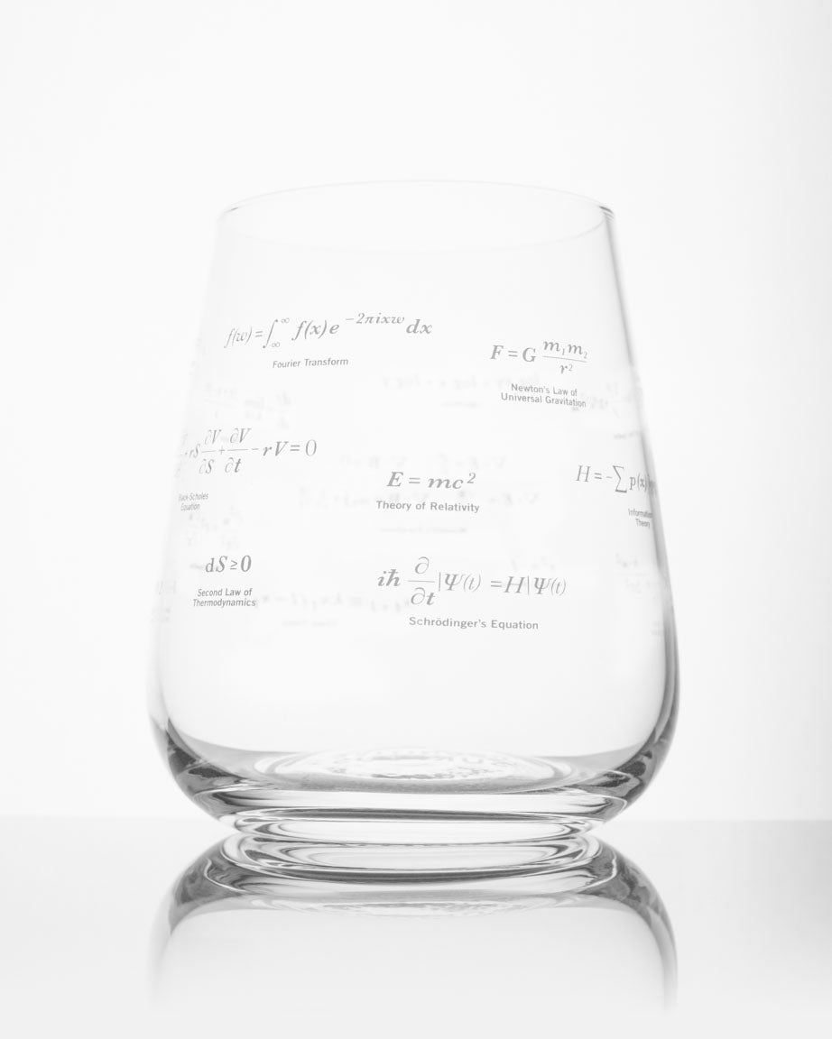 SECONDS: Equations That Changed the World Wine Glass