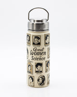 Women of Science 18 oz Steel Bottle - Cream