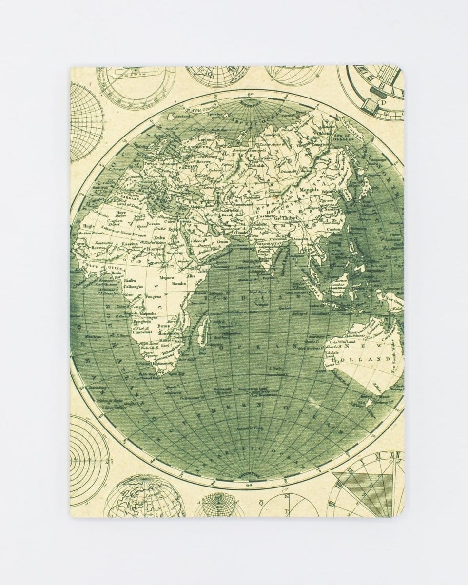 World Map Softcover - Dot Grid Cognitive Surplus