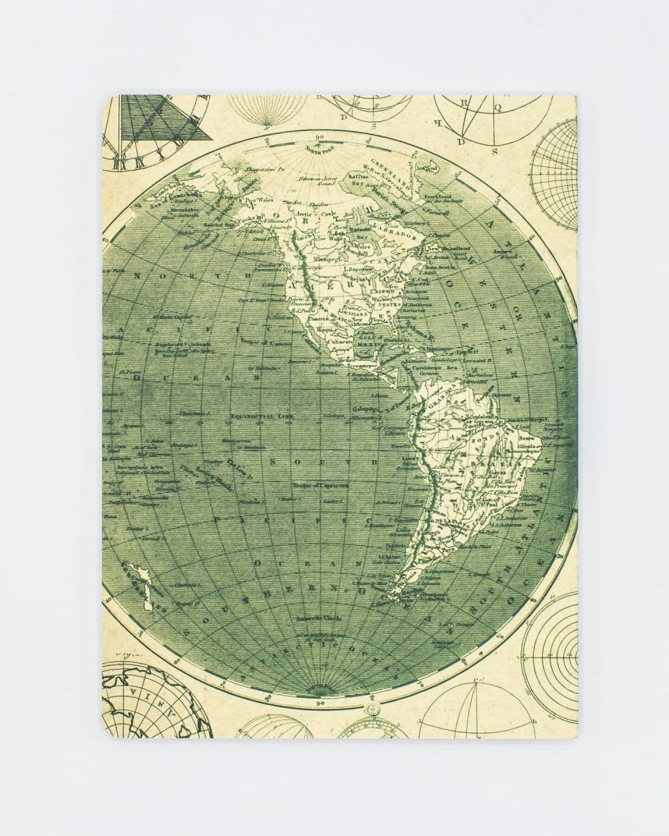World Map Softcover - Dot Grid Cognitive Surplus